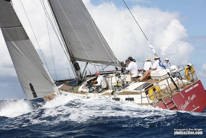 Scarlet Logic win IRC Two - RORC Caribbean 600 2012 ©  Tim Wright / Photoaction.com http://www.photoaction.com